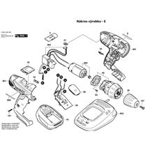 Aku vrtací šroubovák PSR 14,4 LI-2 Bosch 3603J56403