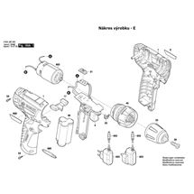Aku vrtací šroubovák PSR 1080 LI Bosch 3603J85001
