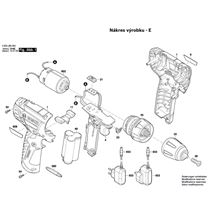 Aku vrtací šroubovák PSR Easy LI Bosch 3603J85002