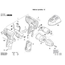 Aku vrtací šroubovák PSR 1080 LI Bosch 3603JA2000