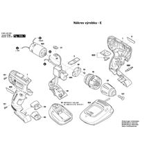 Aku vrtací šroubovák PSR 1800 LI-2 Bosch 3603JA3102