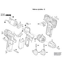 Aku vrtací šroubovák PSR 10,8 LI-2 Bosch 3603JA4000