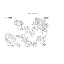 Aku přímočará pila PST 18 LI Bosch 3603K11001