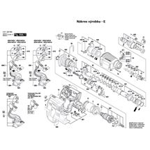 Aku Vrtací kladivo GBH 36 V-LI Bosch 3611J00R00