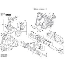 Aku Vrtací kladivo GBH 18 V-LI Bosch 3611J05300