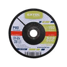 Kotouč lamelový šikmý korundový, P80, O 150mm (260048) EXTOL CRAFT