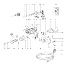 Vrtačka B 561 Metabo 01161000