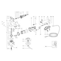 Malá úhlová bruska W 8-100 Metabo 00258000