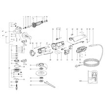 Malá úhlová bruska WE 14-125 Inox Plus Metabo 02131000