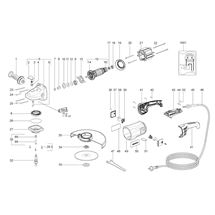 Velká Úhlová bruska W 21-180 Metabo 06440000