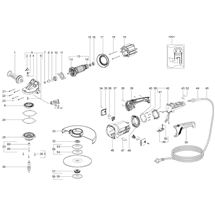 Velká Úhlová bruska WX 24-230 Quick Metabo 06450000