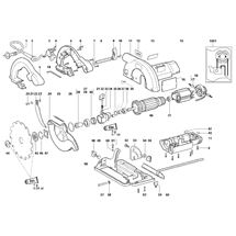 Okružní pila KS 54 SP - KS Euro Metabo 20012000