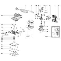 Vibrační bruska FSR 200 Intec Metabo 00066000