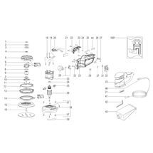 Excentrická bruska SXE 450 TurboTec Metabo 00129000