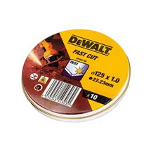 Řezný kotouč, sada 10ks v kovové krabici DeWalt