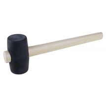 Palice gumová 55mm 31cm násada dřevo Festa 19251