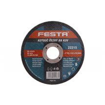Kotouč řezný FESTA na kov 115x2. 0x22. 2mm Festa 22215