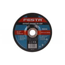 Kotouč brusný FESTA na kov 150x6. 4x22. 2mm Festa 22244
