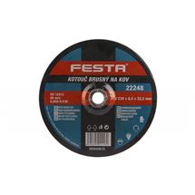 Kotouč brusný FESTA na kov 230x6. 4x22. 2mm Festa 22248