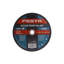 Kotouč řezný FESTA na kov 230x1. 6x22. 2mm Festa 22255