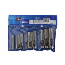 Sada děrovačů 2-22mm 15ks Festa 24691