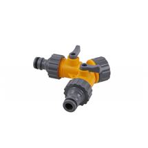 Rozdvojka ROSA s ventily 3/4" na 2 rychlospojky Rosa 45134