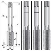 Závitníky sadové BSW - 8/3011, W 5/16" x 18 HSS III, BUČOVICE TOOLS 1415163