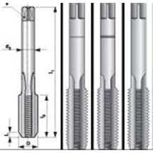 Závitníky sadové BSW - 8/3011, W 5/8" x 11 HSS III, BUČOVICE TOOLS 1415803