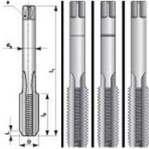 Závitníky sadové BSW - 8/3011, W 9/16" x 12 HSS SADA, BUČOVICE TOOLS 141916