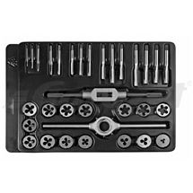 Souprava závitořezných nástrojů, typ M 4-JS, M 3 - M 12 HSS, BUČOVICE TOOLS 340126