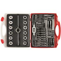 Souprava závitořezných nástrojů, typ M 1-QS, M 3 - M 12 HSS, BUČOVICE TOOLS 360121