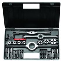 Souprava závitořezných nástrojů, typ M 1-II, M 3 - M 12 HSS, BUČOVICE TOOLS 340120