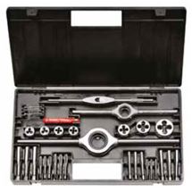 Souprava závitořezných nástrojů, typ M 1-II, M 3 - M 12 HSS-LH, BUČOVICE TOOLS 350120