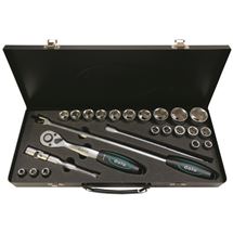 Sada nástrčných hlavic 1/2" 12hr. - 25 dílů Gola Nářadí 120026