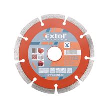 Kotouč diamantový řezný segmentový - suché řezání, O 125x22,2x2mm (108712) EXTOL PREMIUM