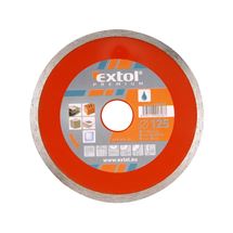 Kotouč diamantový řezný celoobvodový - mokré řezání, O 150x22,2x2,5mm (108733) EXTOL PREMIUM
