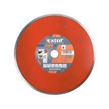 Kotouč diamantový řezný celoobvodový - mokré řezání, O 230x22,2x2,8mm (108735) EXTOL PREMIUM
