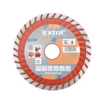 Kotouč diamantový řezný, turbo - suché i mokré řezání, O 115x22,2x2mm (108751) EXTOL PREMIUM