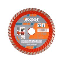 Kotouč diamantový řezný, turbo - suché i mokré řezání, O 150x22,2x2,3mm (108753) EXTOL PREMIUM