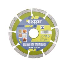 Kotouč diamantový řezný segmentový - suché řezání, O 115x22,2x2mm (108811) EXTOL CRAFT