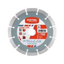 Kotouč diamantový řezný, segmentový Long Life - suché řezání, 150x22,2x2,3mm (108913) EXTOL PREMIUM