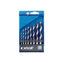 Vrtáky do dřeva, sada 8ks, O 3-10mm, leštěné (1142) EXTOL CRAFT