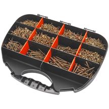 Vruty do dřeva 12 rozměrů, sada 2000ks (1441) EXTOL CRAFT