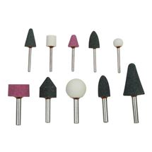 Brusky rotační, sada 10ks, stopka 3 a 6mm (1822) EXTOL CRAFT