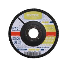 Kotouč lamelový šikmý korundový, P40, O 115mm (260004) EXTOL CRAFT