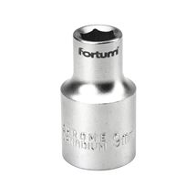Hlavice nástrčná 1/2", 9mm, L 38mm, 61CrV5 (4700409) FORTUM
