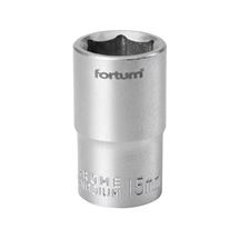 Hlavice nástrčná 1/2", 15mm, L 38mm (4700415) FORTUM