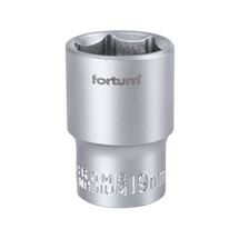 Hlavice nástrčná 1/2", 19mm, L 38mm (4700419) FORTUM