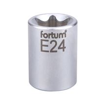 Hlavice nástrčná vnitřní TORX 1/2", E 24, L 38mm (4700705) FORTUM