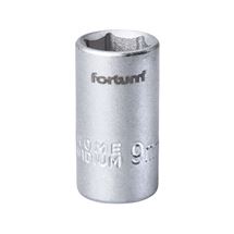Hlavice nástrčná 1/4", 9mm, L 25mm (4701409) FORTUM